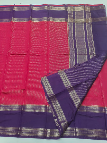 SEMI CREPE SILK SAREE - B S CHANNABASAPPA & SONS
