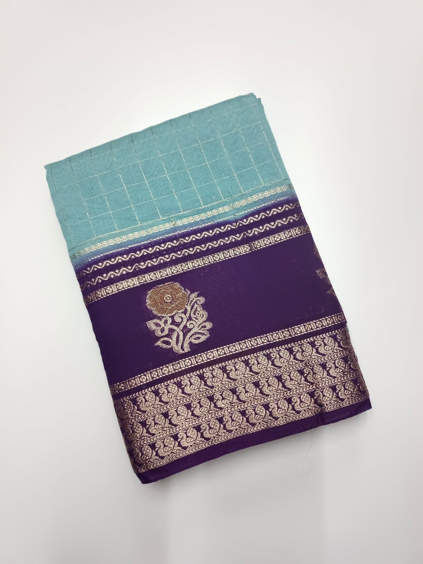 SEMI CREPE SILK SAREE - B S CHANNABASAPPA & SONS