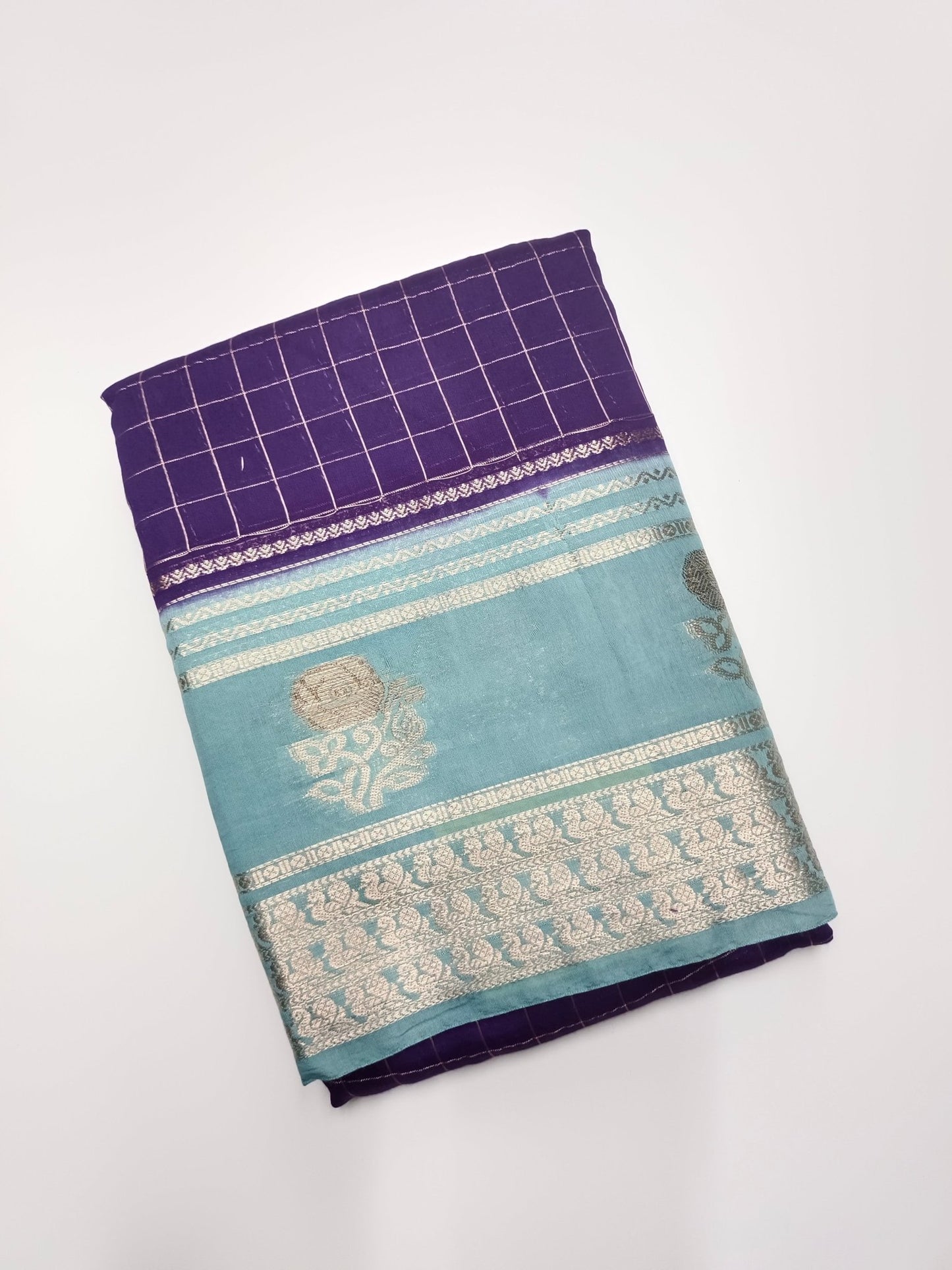 SEMI CREPE SILK SAREE - B S CHANNABASAPPA & SONS