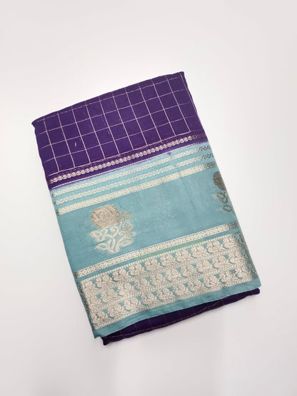 SEMI CREPE SILK SAREE - B S CHANNABASAPPA & SONS