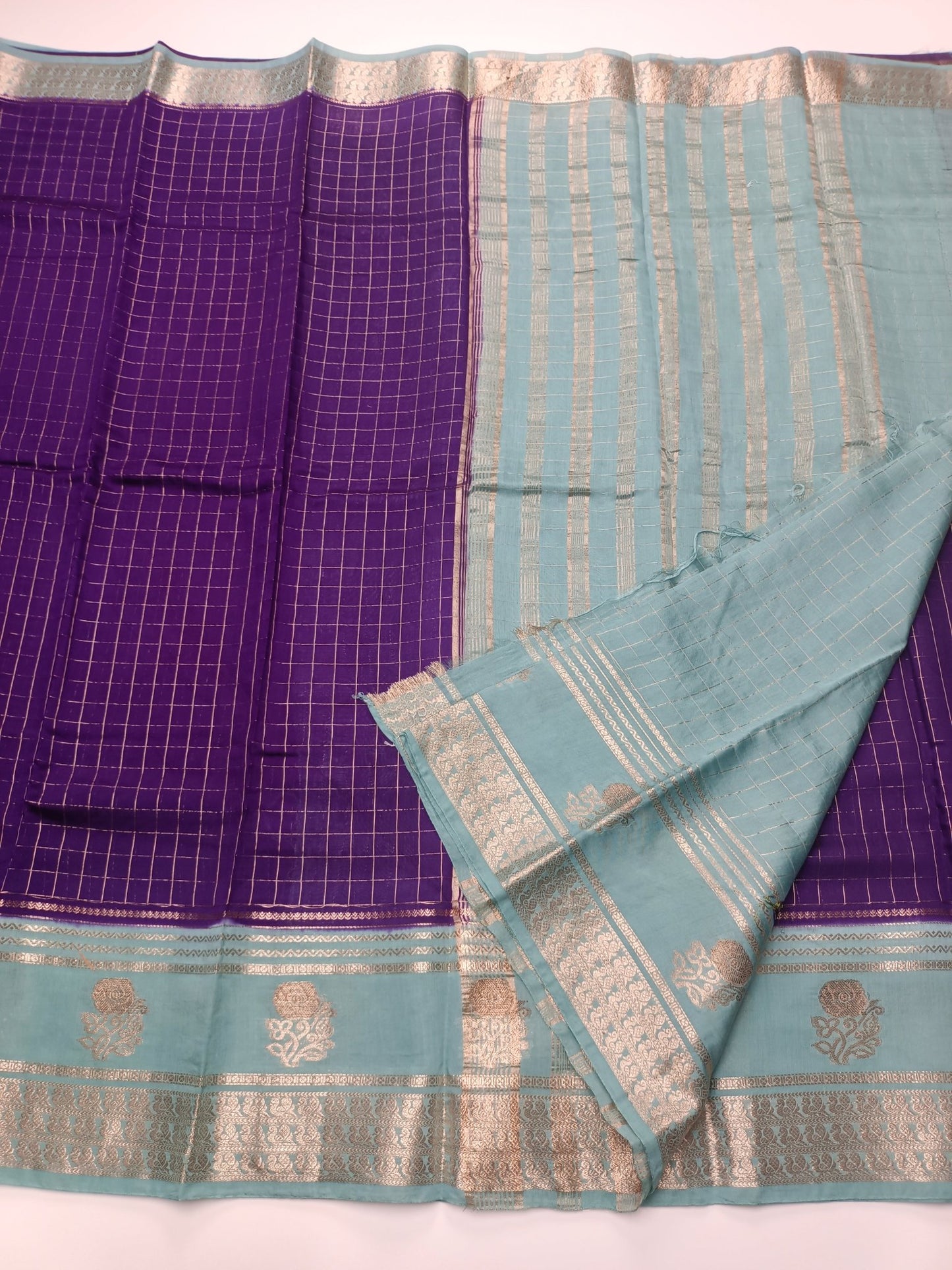 SEMI CREPE SILK SAREE - B S CHANNABASAPPA & SONS