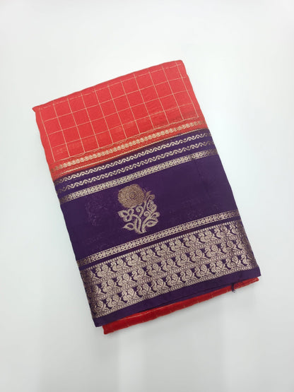 SEMI CREPE SILK SAREE - B S CHANNABASAPPA & SONS