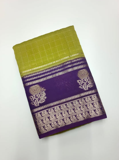 SEMI CREPE SILK SAREE - B S CHANNABASAPPA & SONS