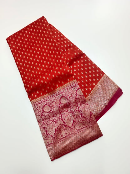 FANCY CHIFFON SAREE - B S CHANNABASAPPA & SONS