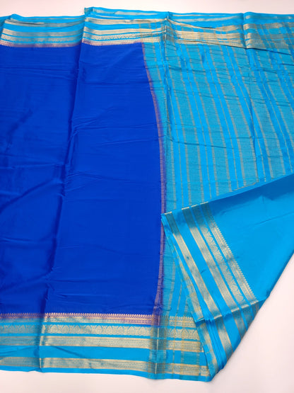 SEMI CREPE SILK SAREE (SPECIAL 20% DISCOUNT) - B S CHANNABASAPPA & SONS