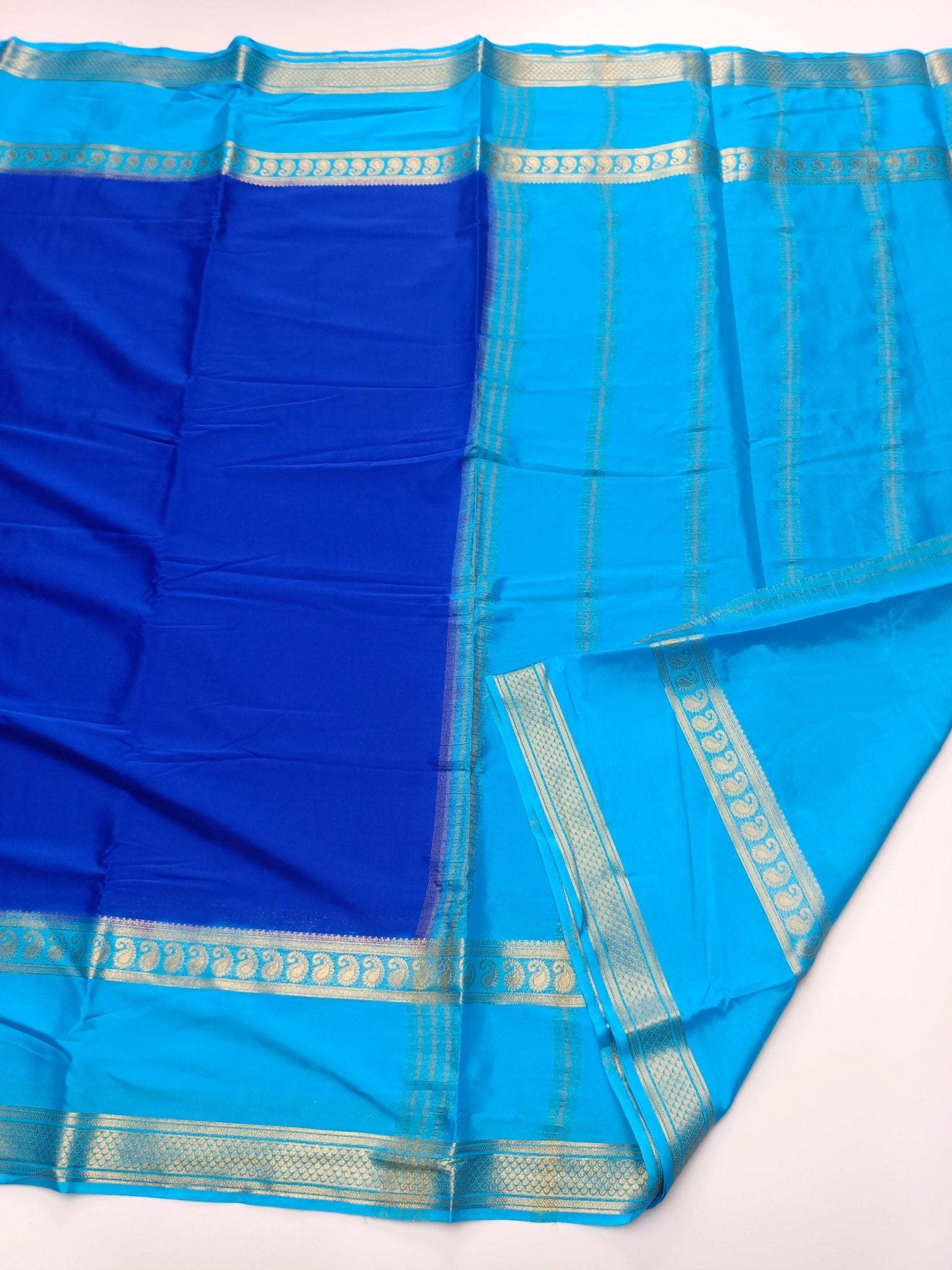SEMI CREPE SILK SAREE (SPECIAL 20% DISCOUNT) - B S CHANNABASAPPA & SONS