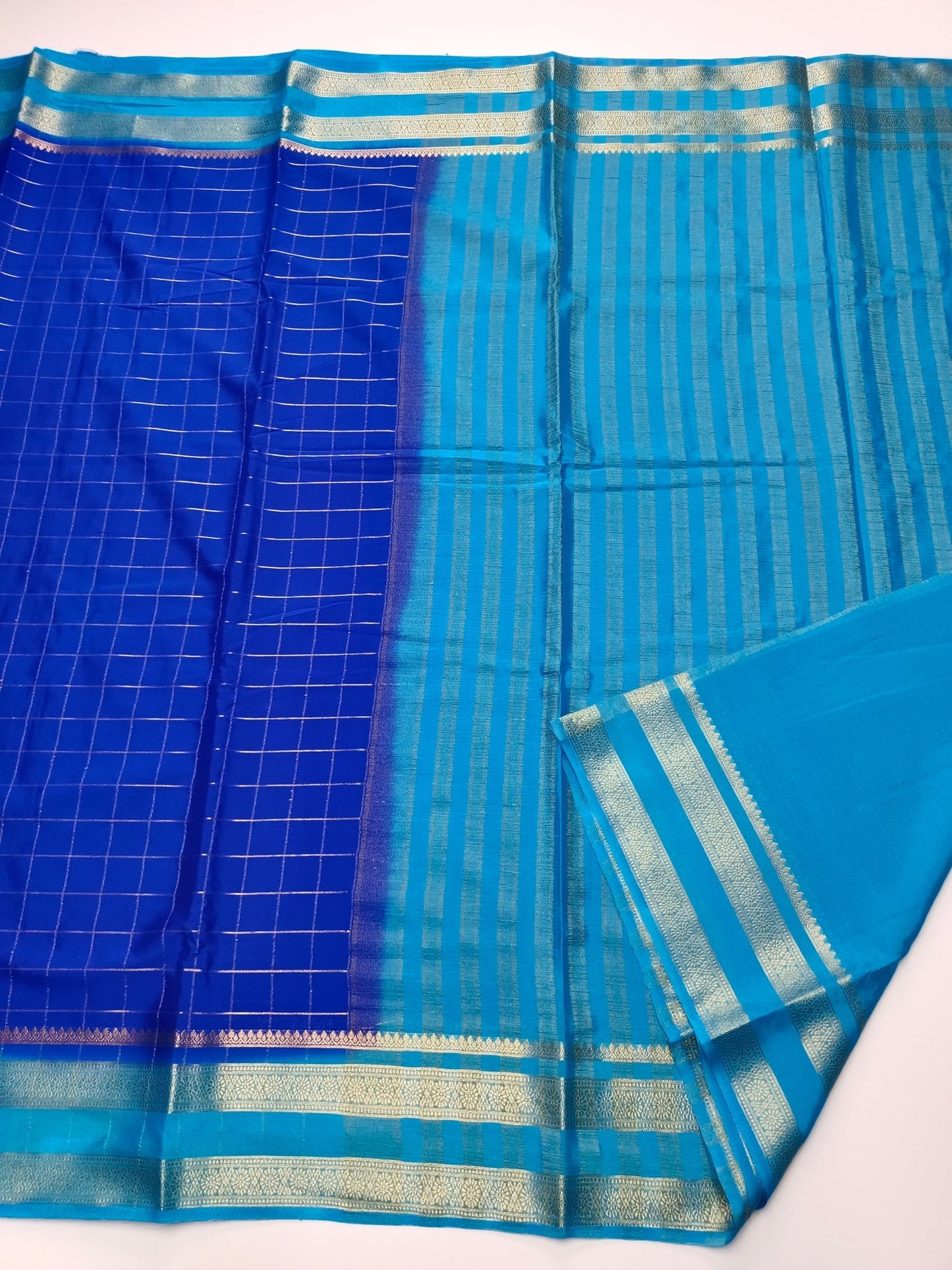 SEMI CREPE SILK SAREE (SPECIAL 20% DISCOUNT) - B S CHANNABASAPPA & SONS