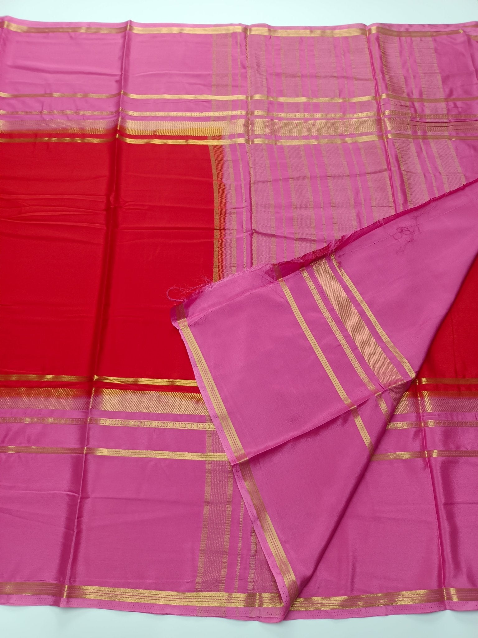 SEMI CREPE SILK SAREE - B S CHANNABASAPPA & SONS