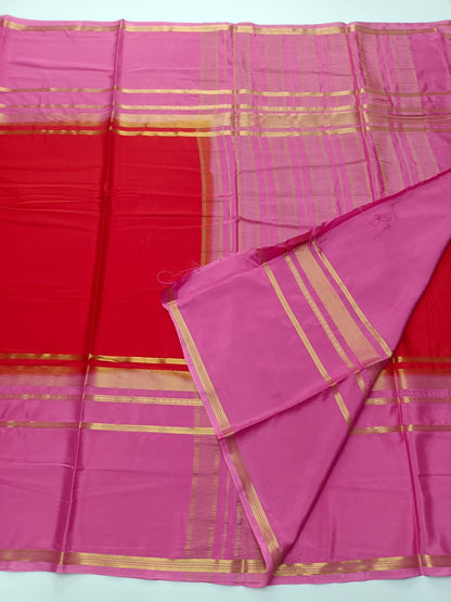 SEMI CREPE SILK SAREE - B S CHANNABASAPPA & SONS