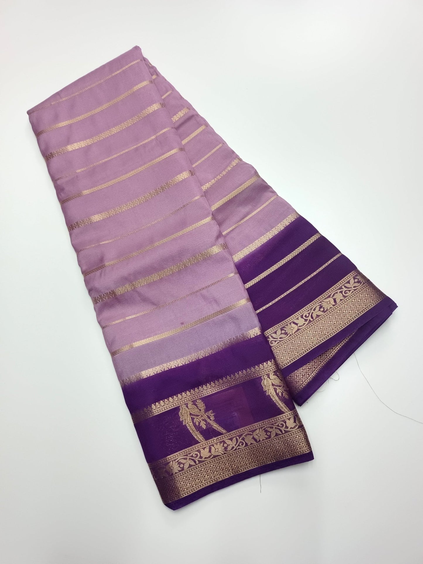 SEMI CREPE SILK SAREE - B S CHANNABASAPPA & SONS