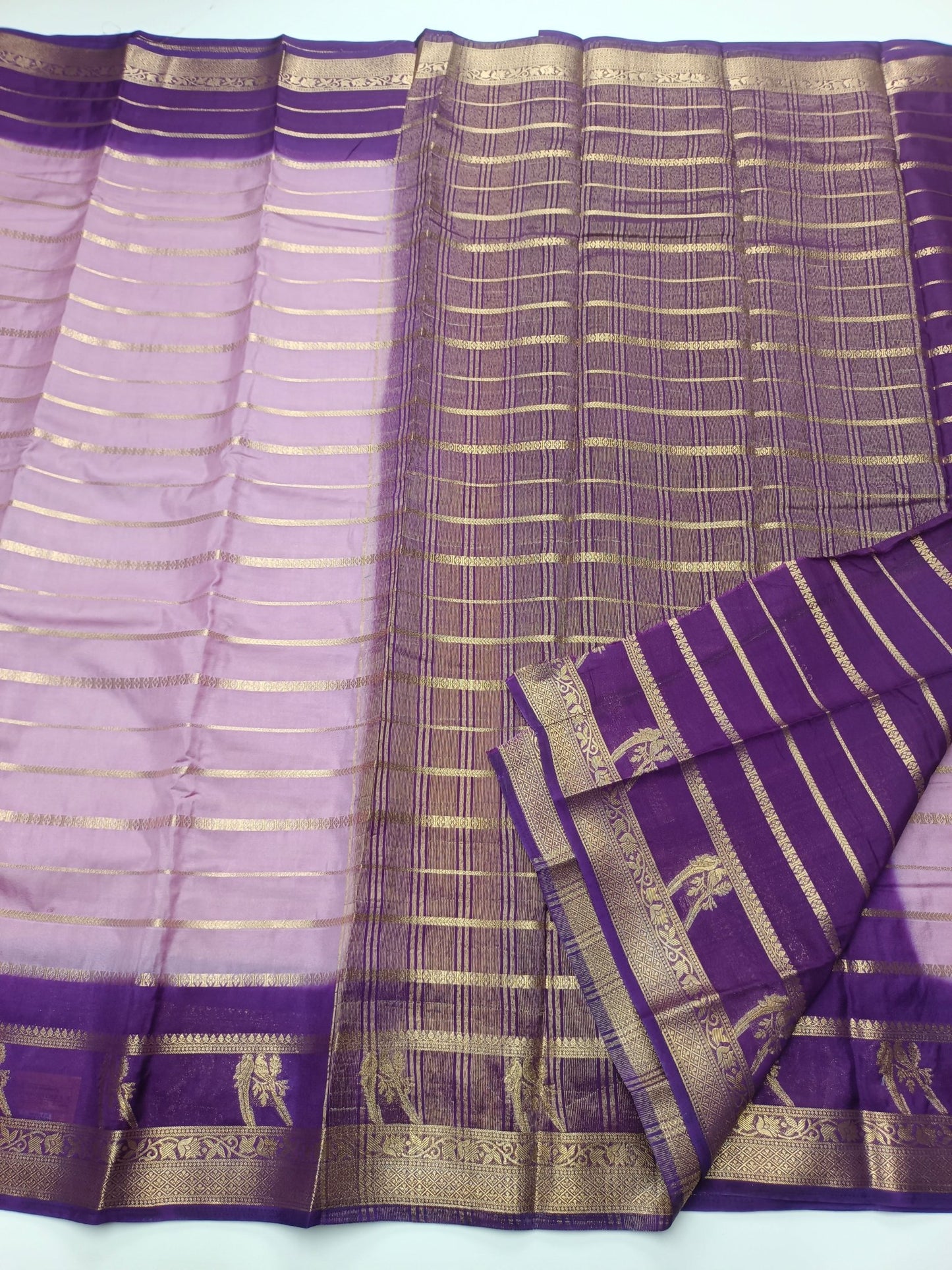 SEMI CREPE SILK SAREE - B S CHANNABASAPPA & SONS