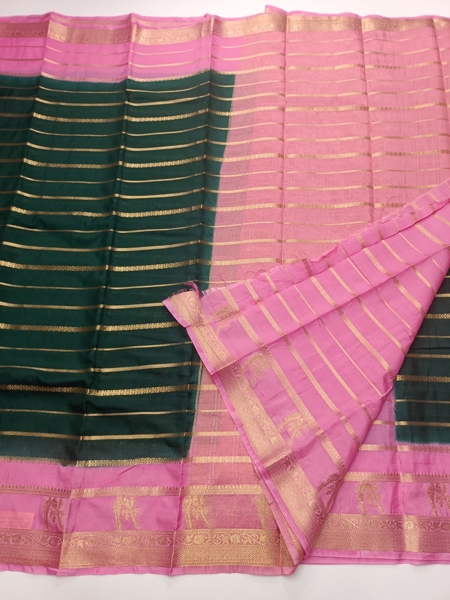 SEMI CREPE SILK SAREE - B S CHANNABASAPPA & SONS