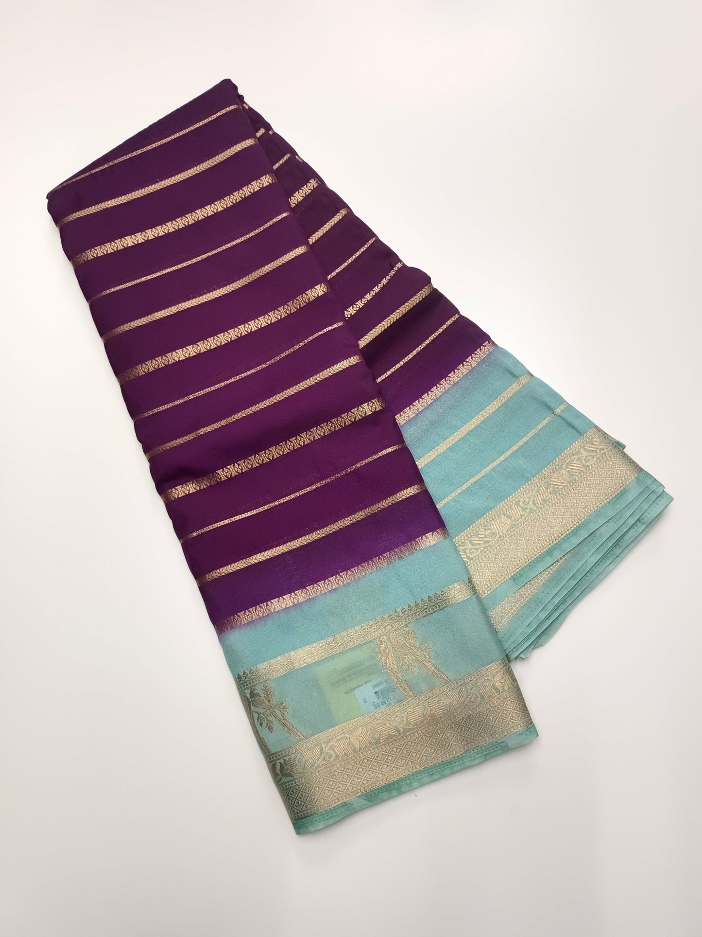 SEMI CREPE SILK SAREE - B S CHANNABASAPPA & SONS
