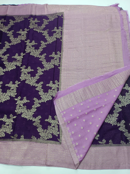 FANCY CHIFFON SAREE - B S CHANNABASAPPA & SONS