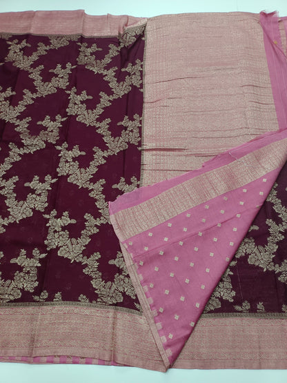 FANCY CHIFFON SAREE - B S CHANNABASAPPA & SONS