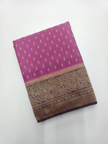 FANCY CHIFFON SAREE - B S CHANNABASAPPA & SONS