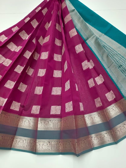 FANCY COTTON SAREE - B S CHANNABASAPPA & SONS