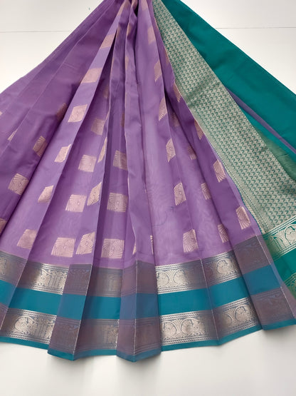 FANCY COTTON SAREE - B S CHANNABASAPPA & SONS