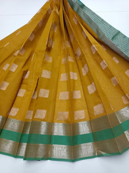 FANCY COTTON SAREE - B S CHANNABASAPPA & SONS