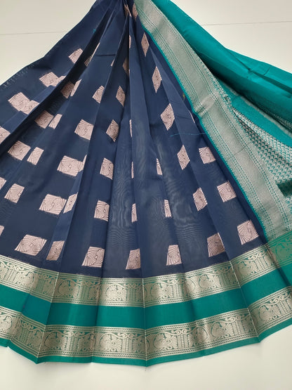 FANCY COTTON SAREE - B S CHANNABASAPPA & SONS