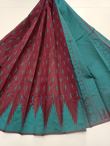 FANCY COTTON SAREE - B S CHANNABASAPPA & SONS