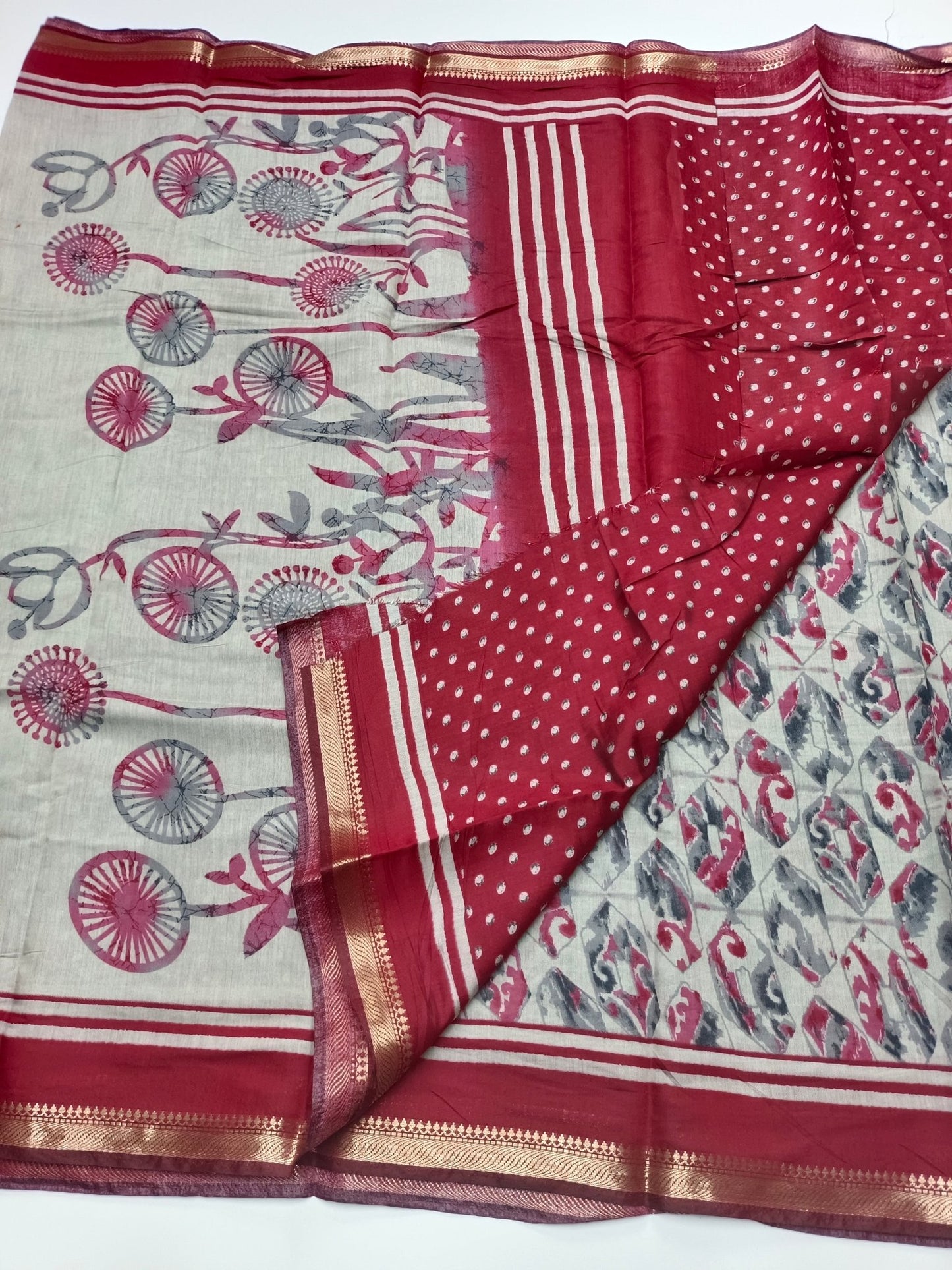 FANCY DOLA SILK SAREE - B S CHANNABASAPPA & SONS