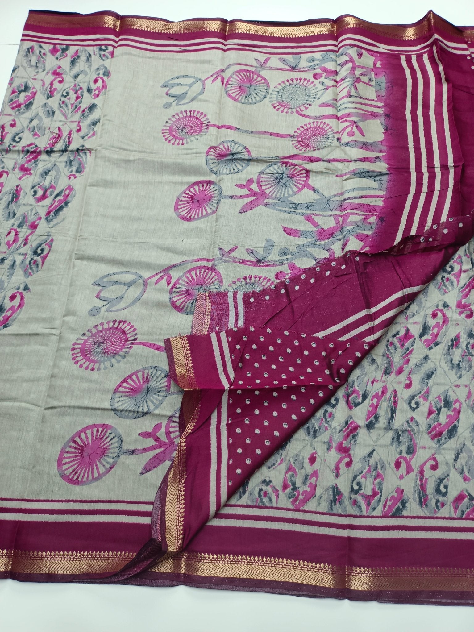 FANCY DOLA SILK SAREE - B S CHANNABASAPPA & SONS