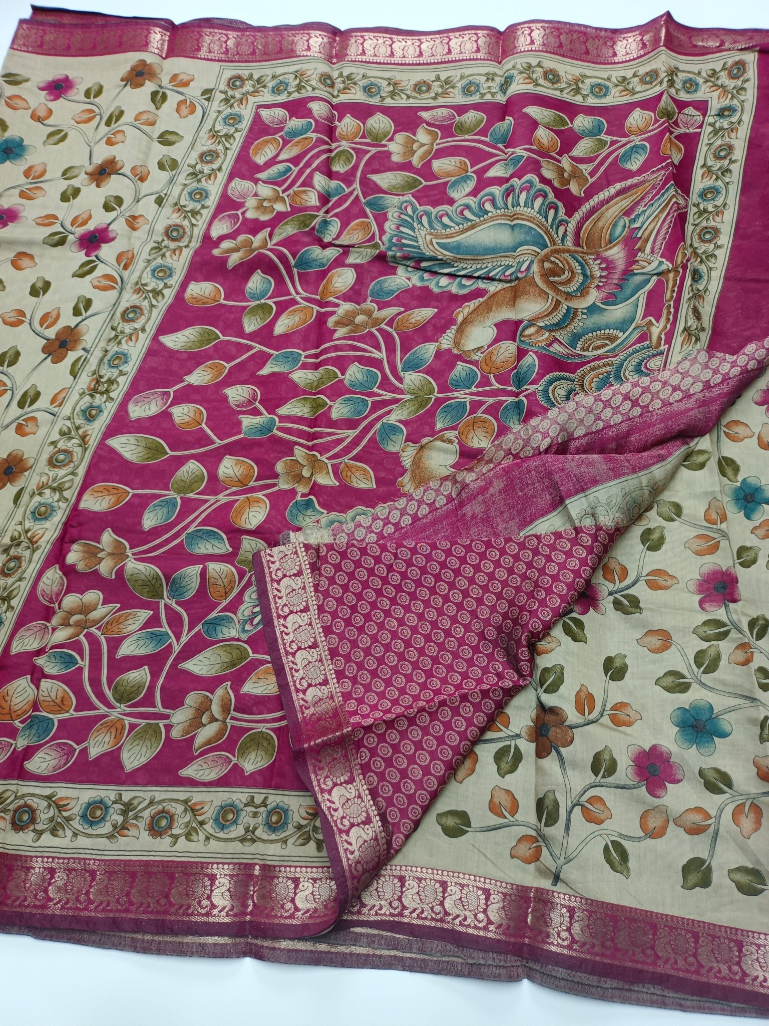 FANCY DOLA SILK SAREE - B S CHANNABASAPPA & SONS