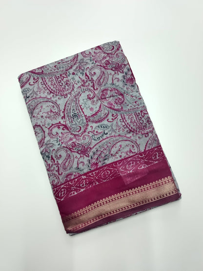 FANCY DOLA SILK SAREE - B S CHANNABASAPPA & SONS