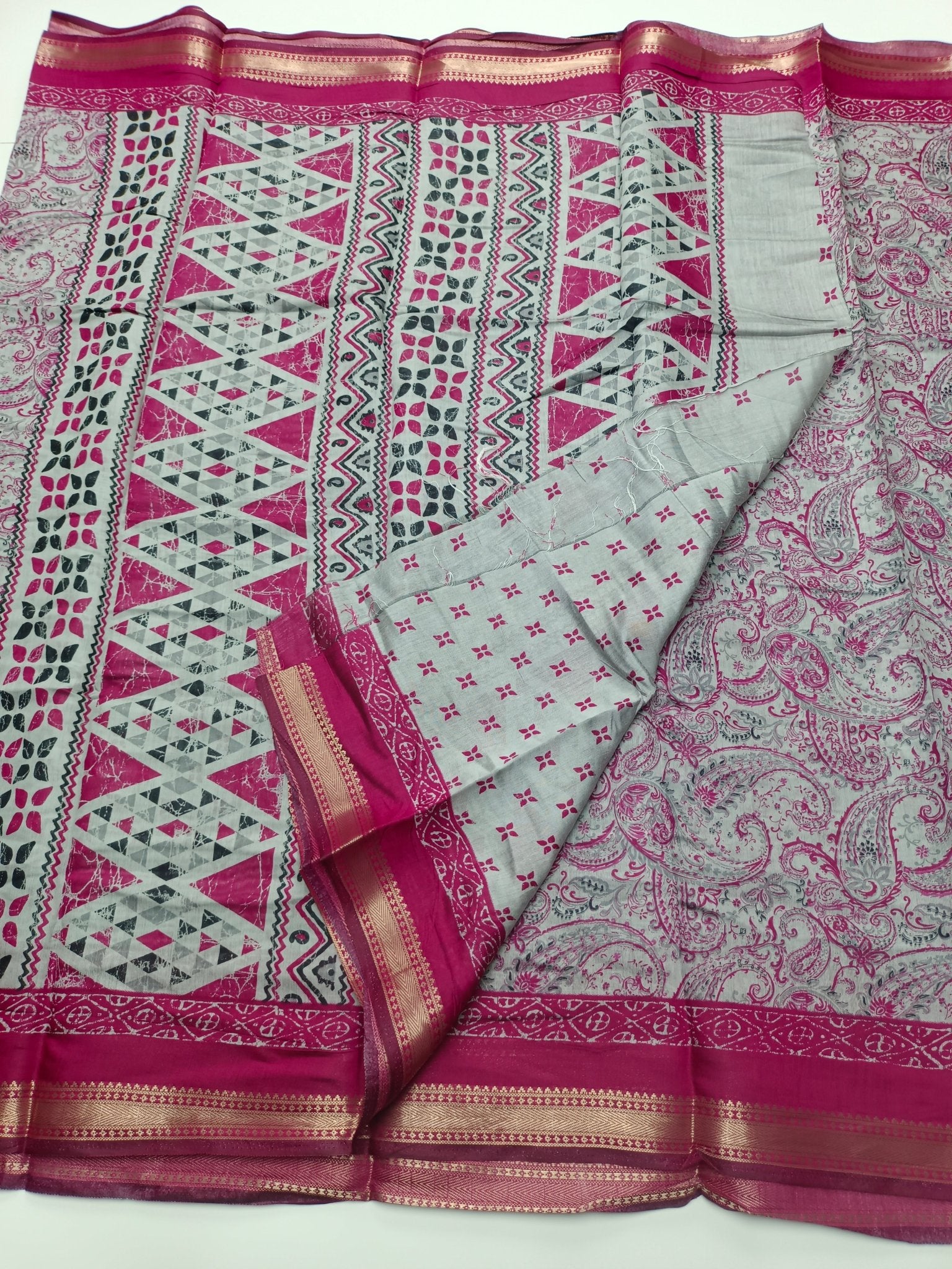 FANCY DOLA SILK SAREE - B S CHANNABASAPPA & SONS