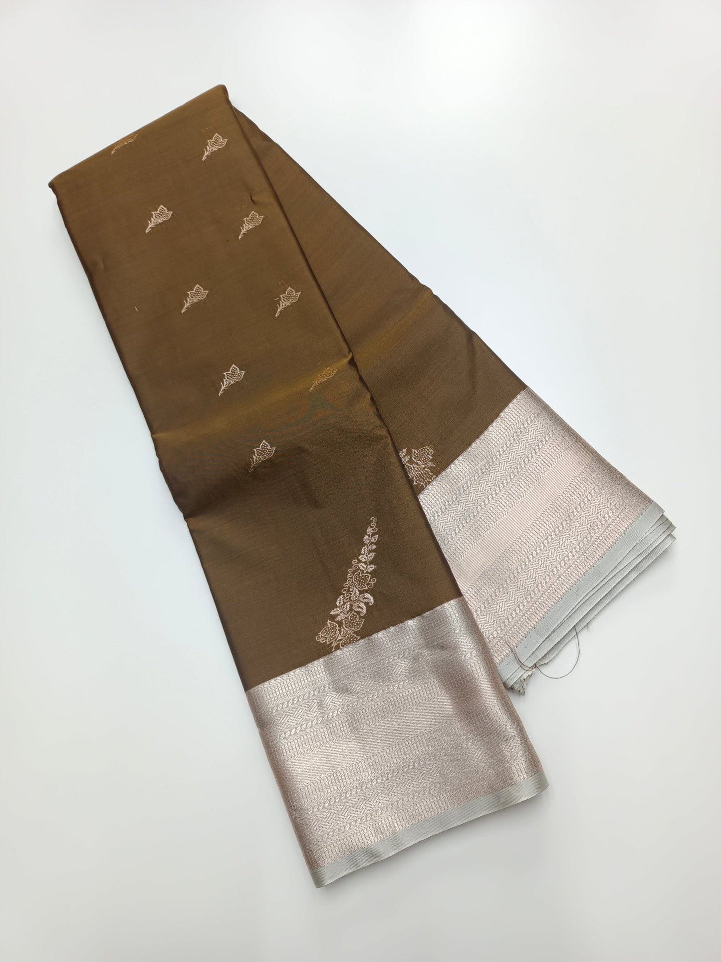 KANCHIPURAM SEMI SILK SAREE - B S CHANNABASAPPA & SONS