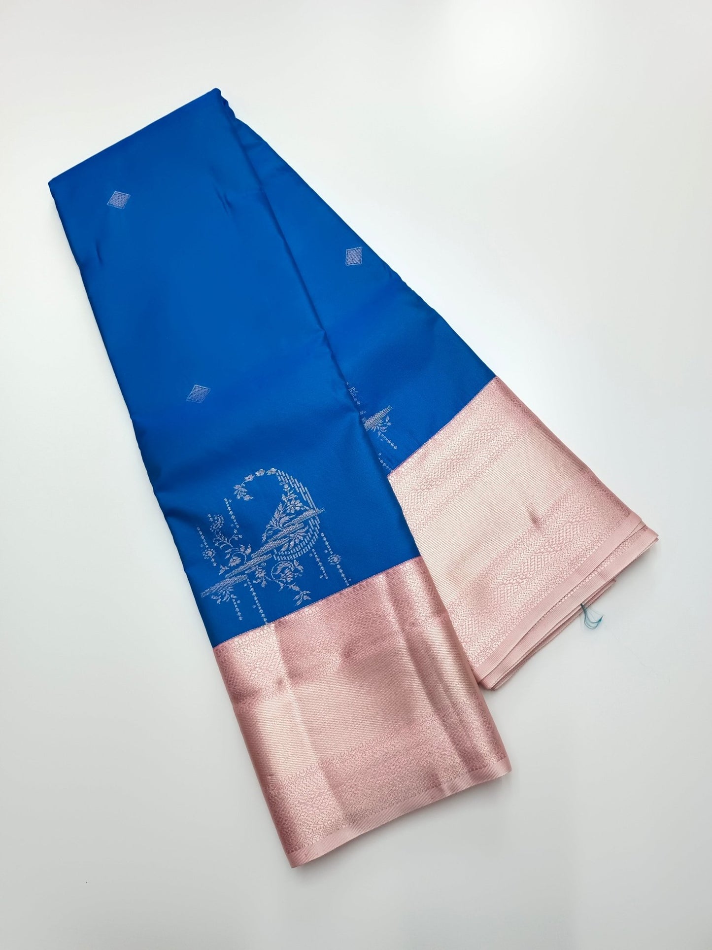 KANCHIPURAM SEMI SILK SAREE - B S CHANNABASAPPA & SONS