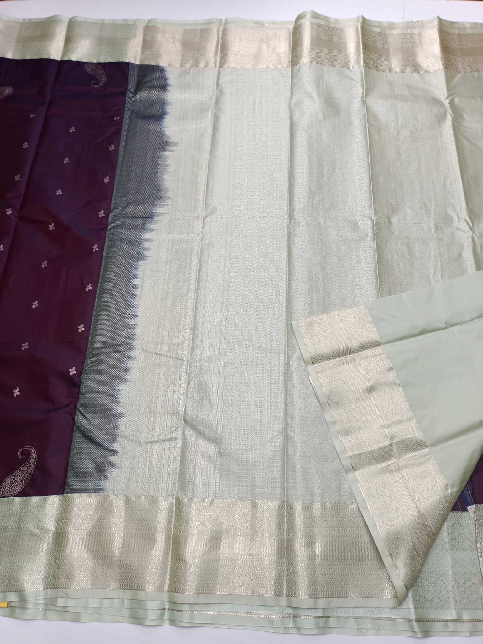 KANCHIPURAM SEMI SILK SAREE - B S CHANNABASAPPA & SONS