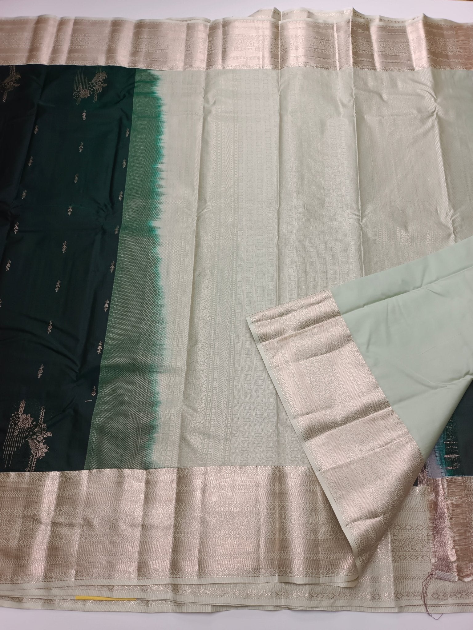 KANCHIPURAM SEMI SILK SAREE - B S CHANNABASAPPA & SONS