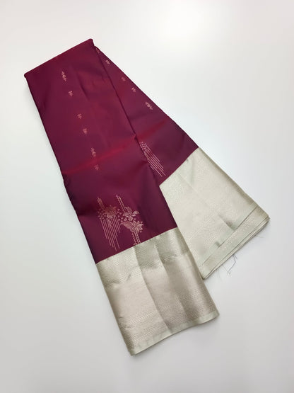 KANCHIPURAM SEMI SILK SAREE - B S CHANNABASAPPA & SONS