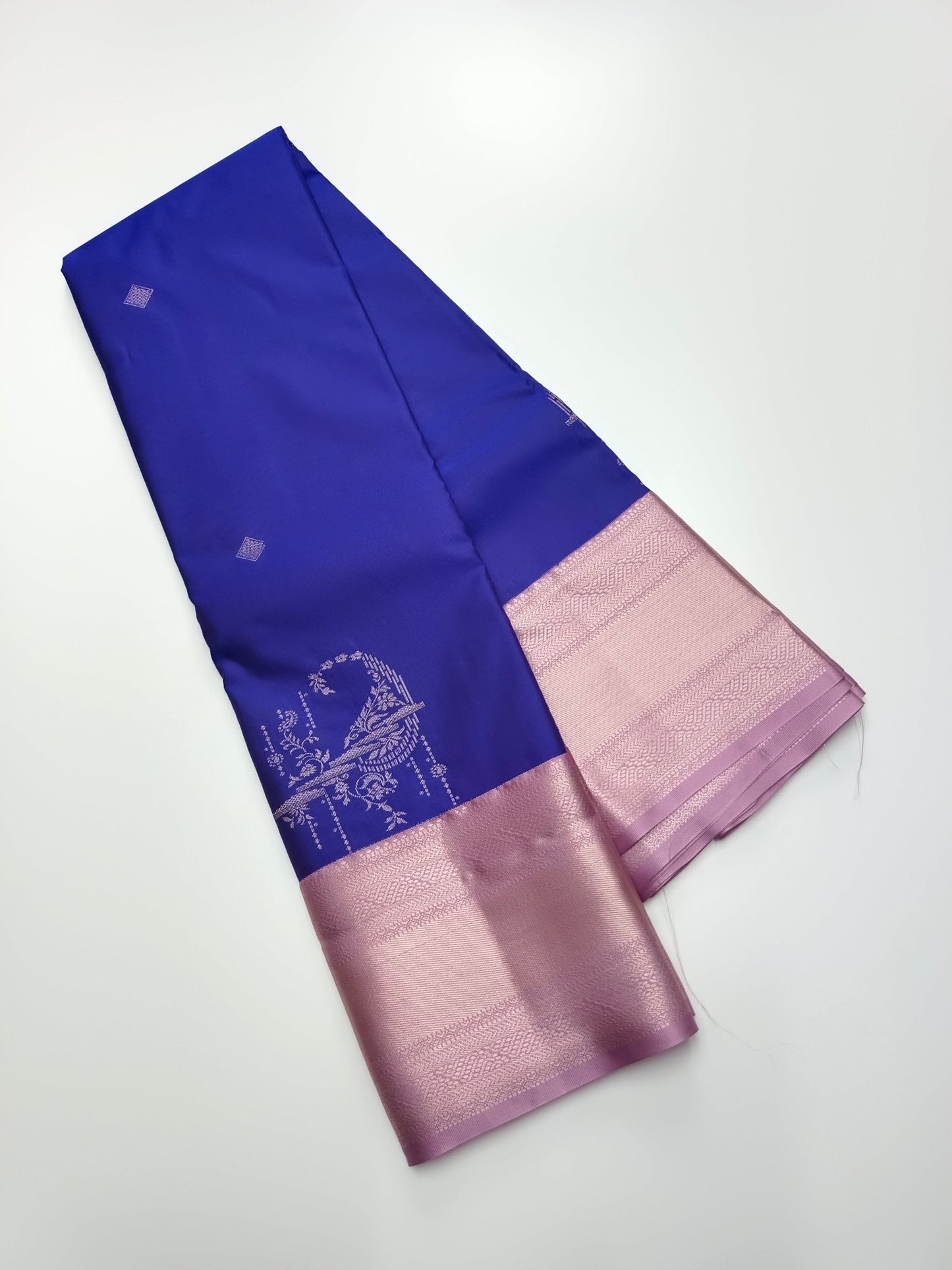 KANCHIPURAM SEMI SILK SAREE - B S CHANNABASAPPA & SONS