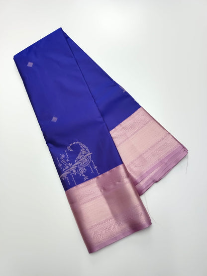 KANCHIPURAM SEMI SILK SAREE - B S CHANNABASAPPA & SONS