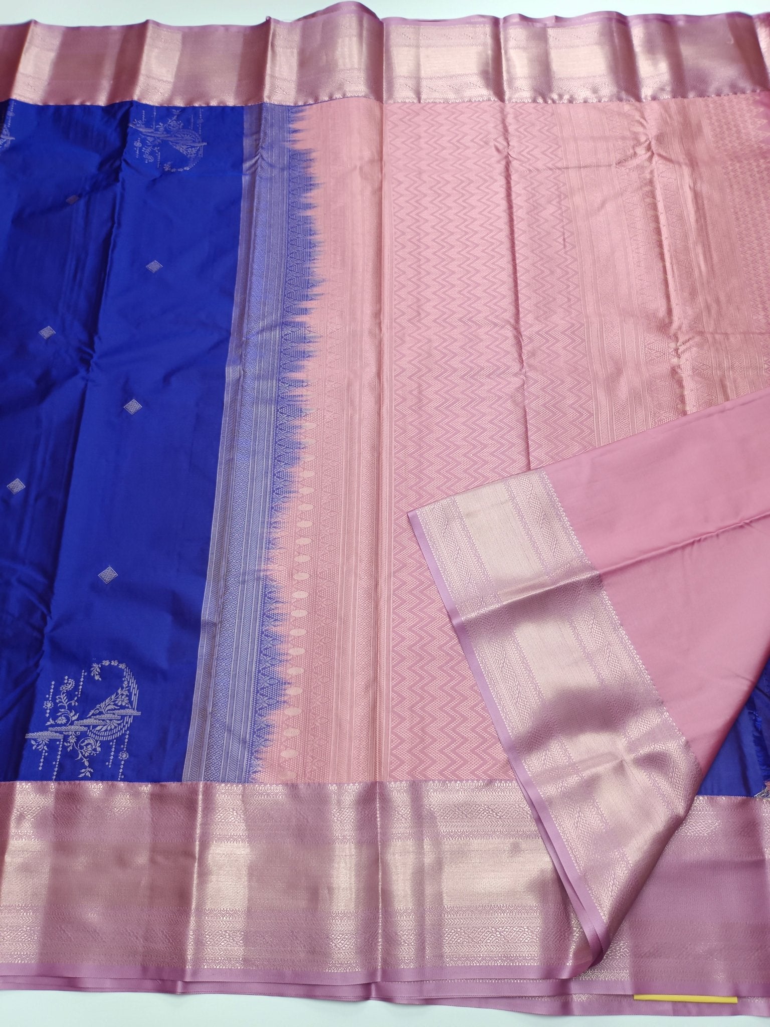 KANCHIPURAM SEMI SILK SAREE - B S CHANNABASAPPA & SONS