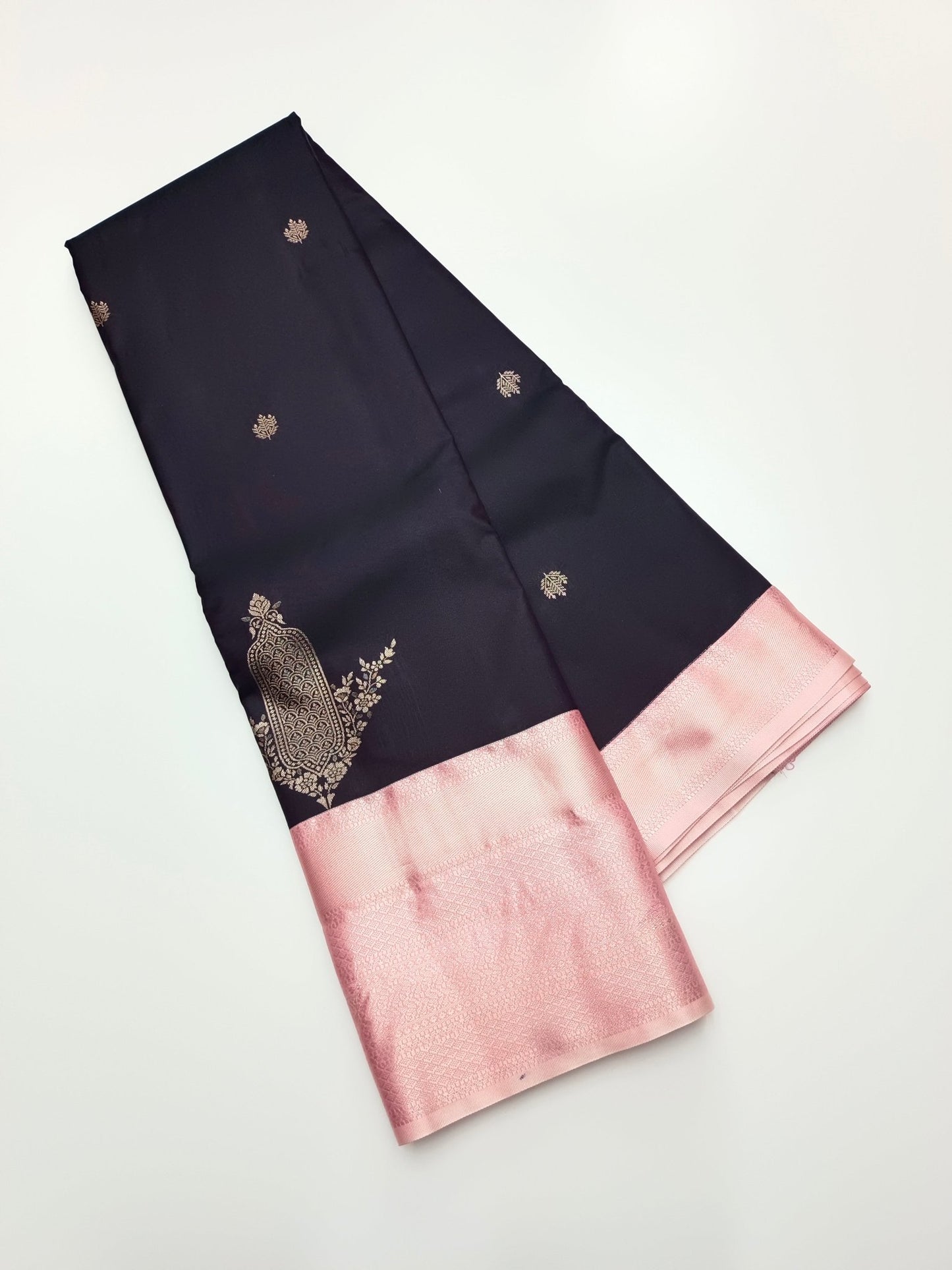 KANCHIPURAM SEMI SILK SAREE - B S CHANNABASAPPA & SONS