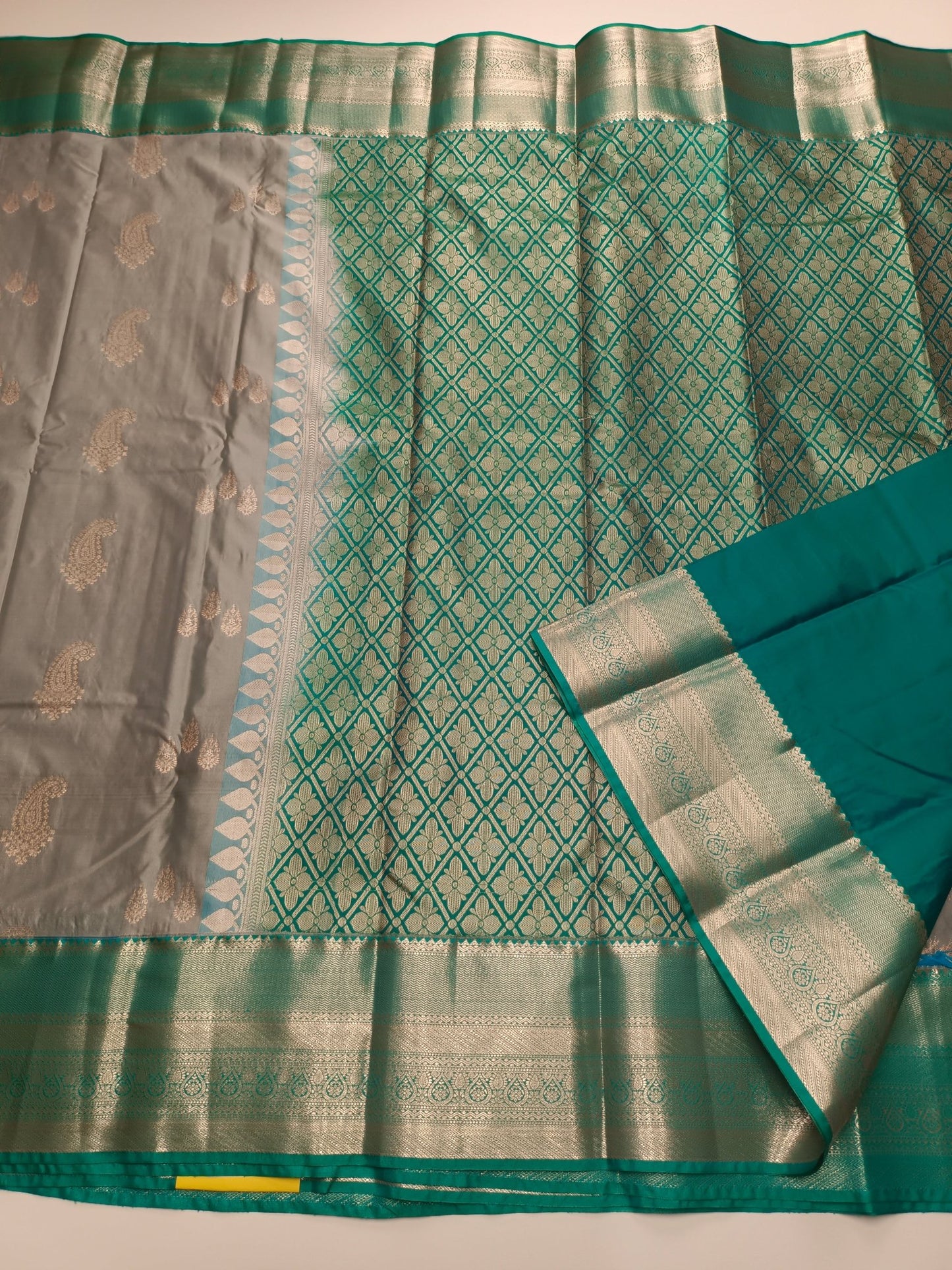 KANCHIPURAM SEMI SILK SAREE - B S CHANNABASAPPA & SONS