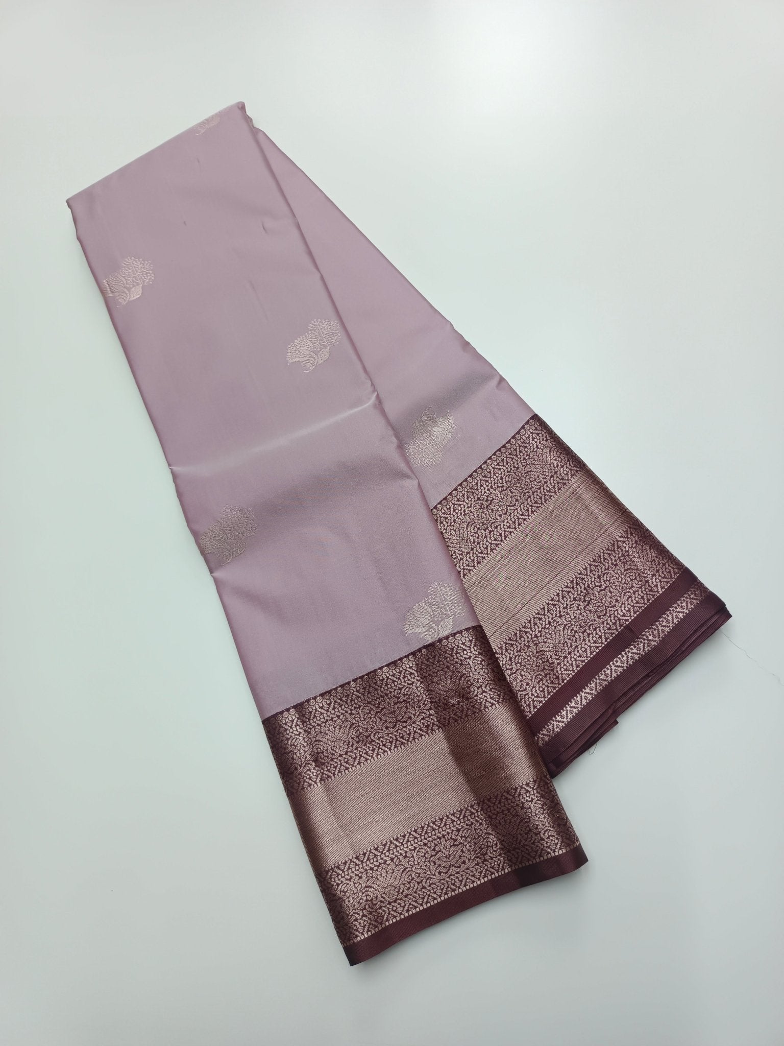 KANCHIPURAM SEMI SILK SAREE - B S CHANNABASAPPA & SONS