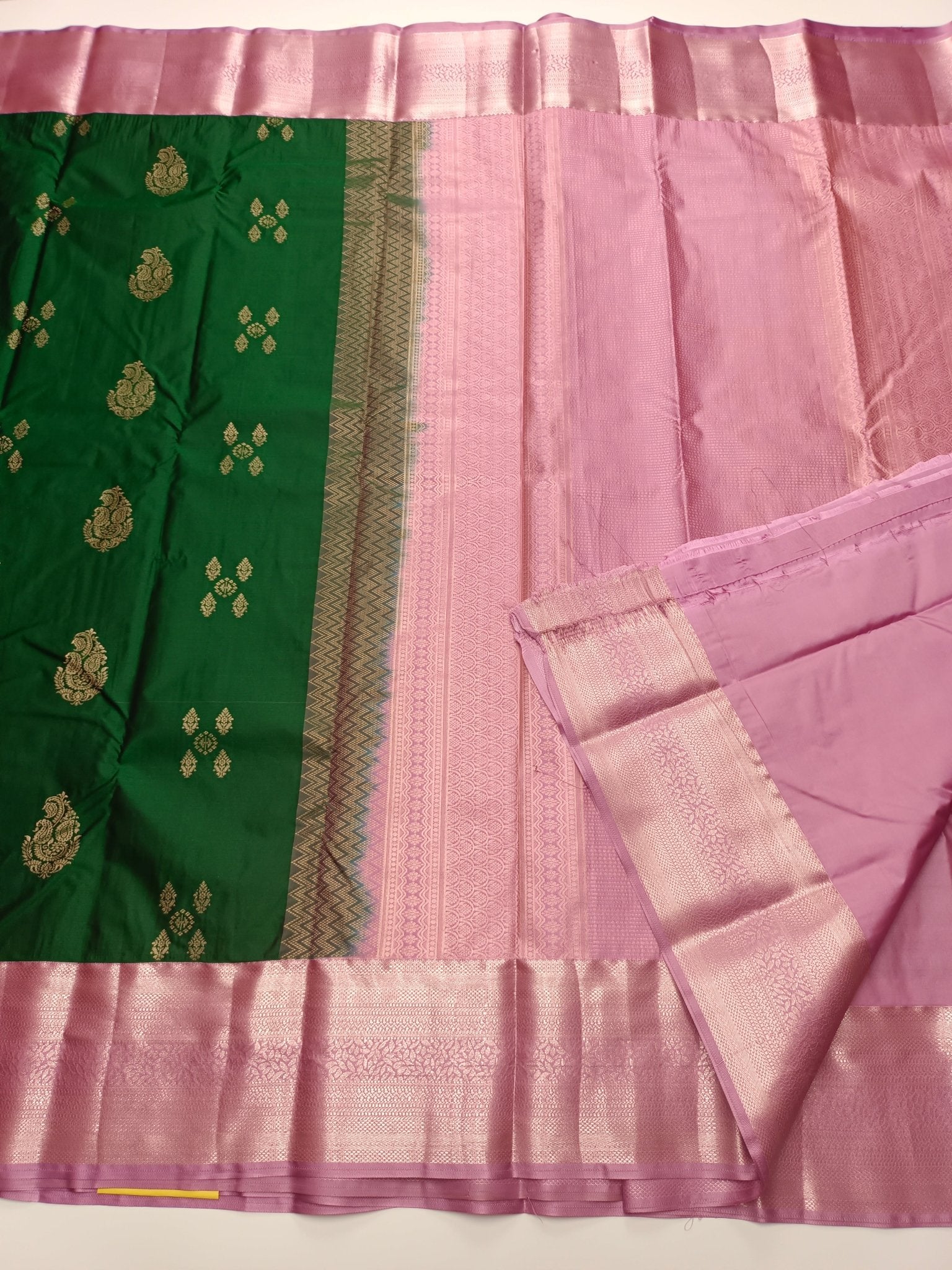 KANCHIPURAM SEMI SILK SAREE - B S CHANNABASAPPA & SONS