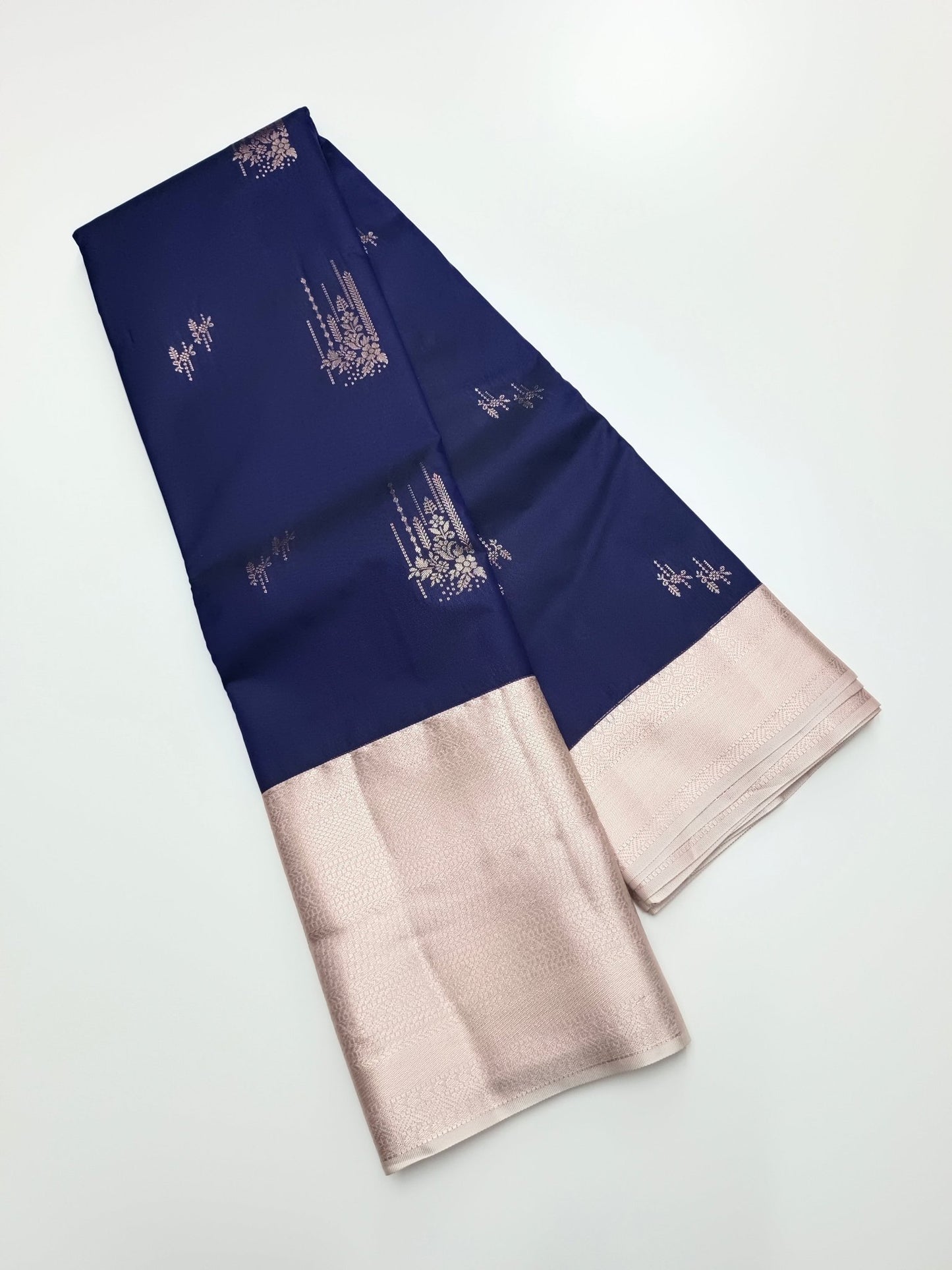 KANCHIPURAM SEMI SILK SAREE - B S CHANNABASAPPA & SONS