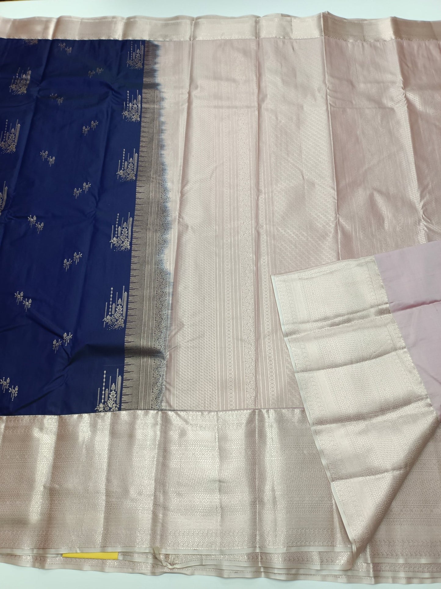 KANCHIPURAM SEMI SILK SAREE - B S CHANNABASAPPA & SONS