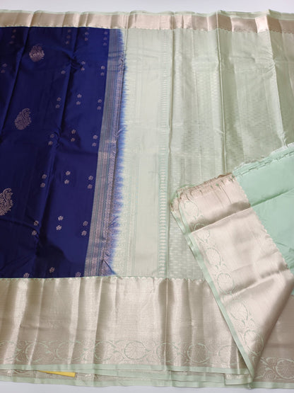 KANCHIPURAM SEMI SILK SAREE - B S CHANNABASAPPA & SONS