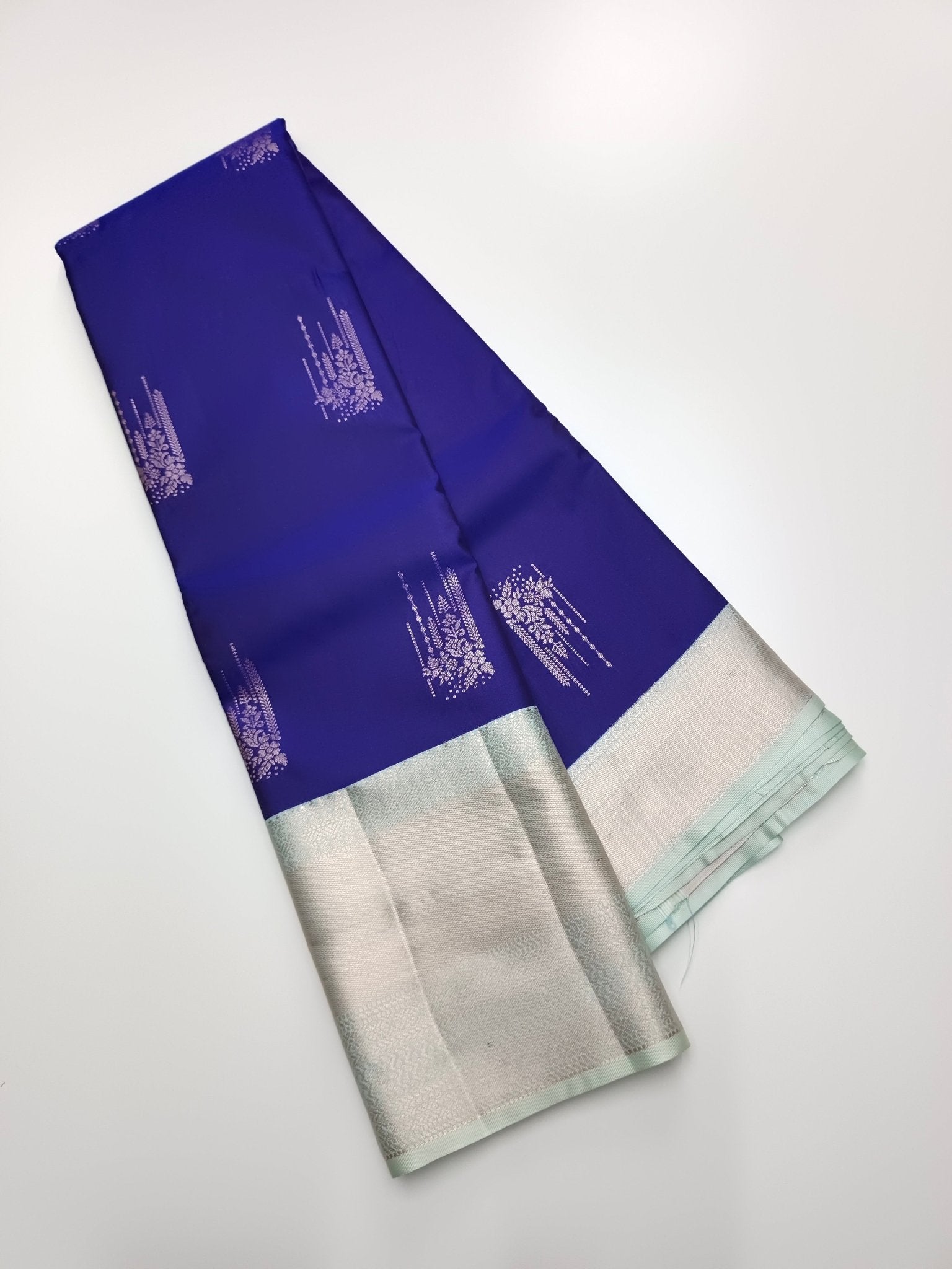 KANCHIPURAM SEMI SILK SAREE - B S CHANNABASAPPA & SONS