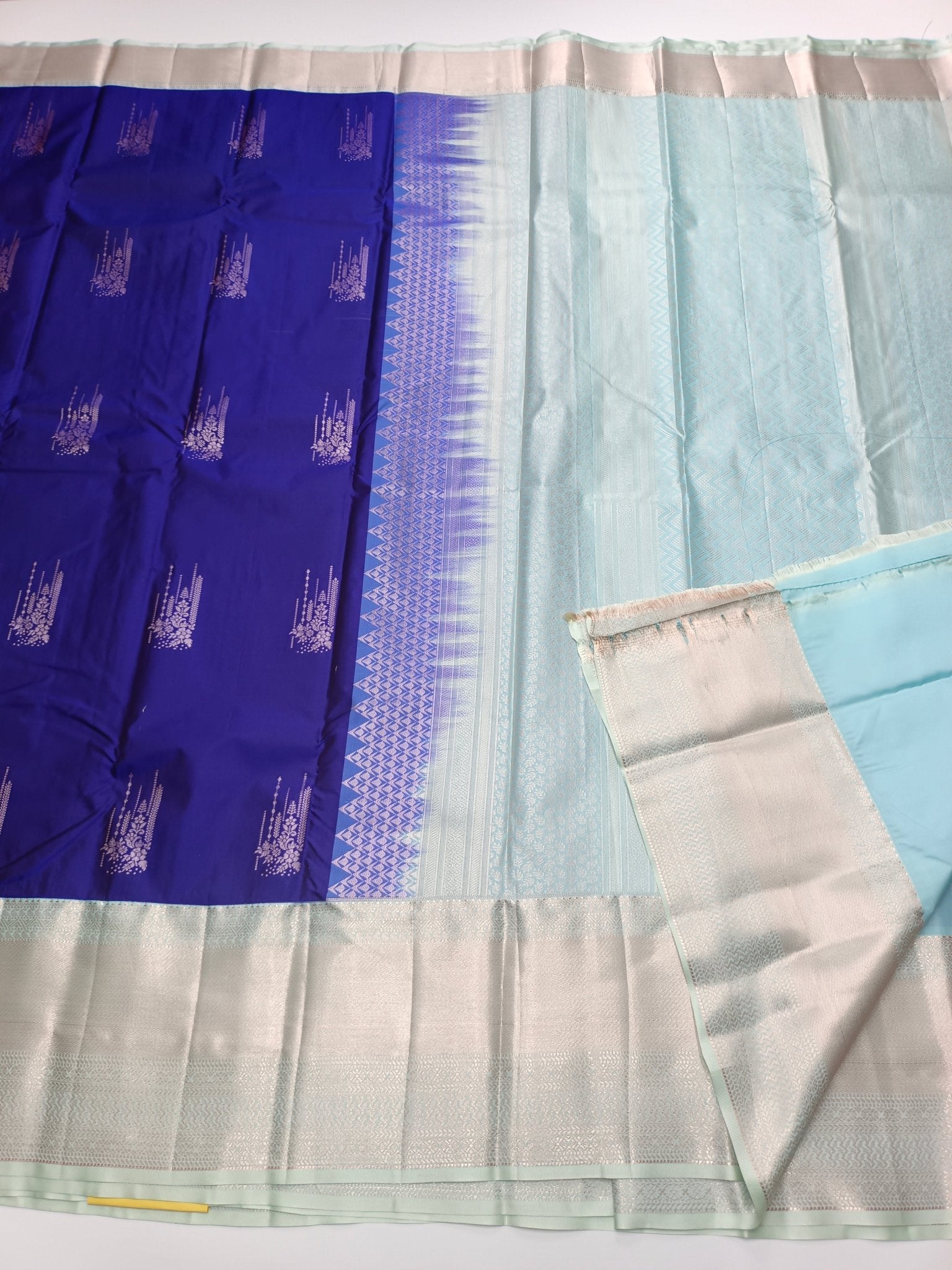 KANCHIPURAM SEMI SILK SAREE - B S CHANNABASAPPA & SONS