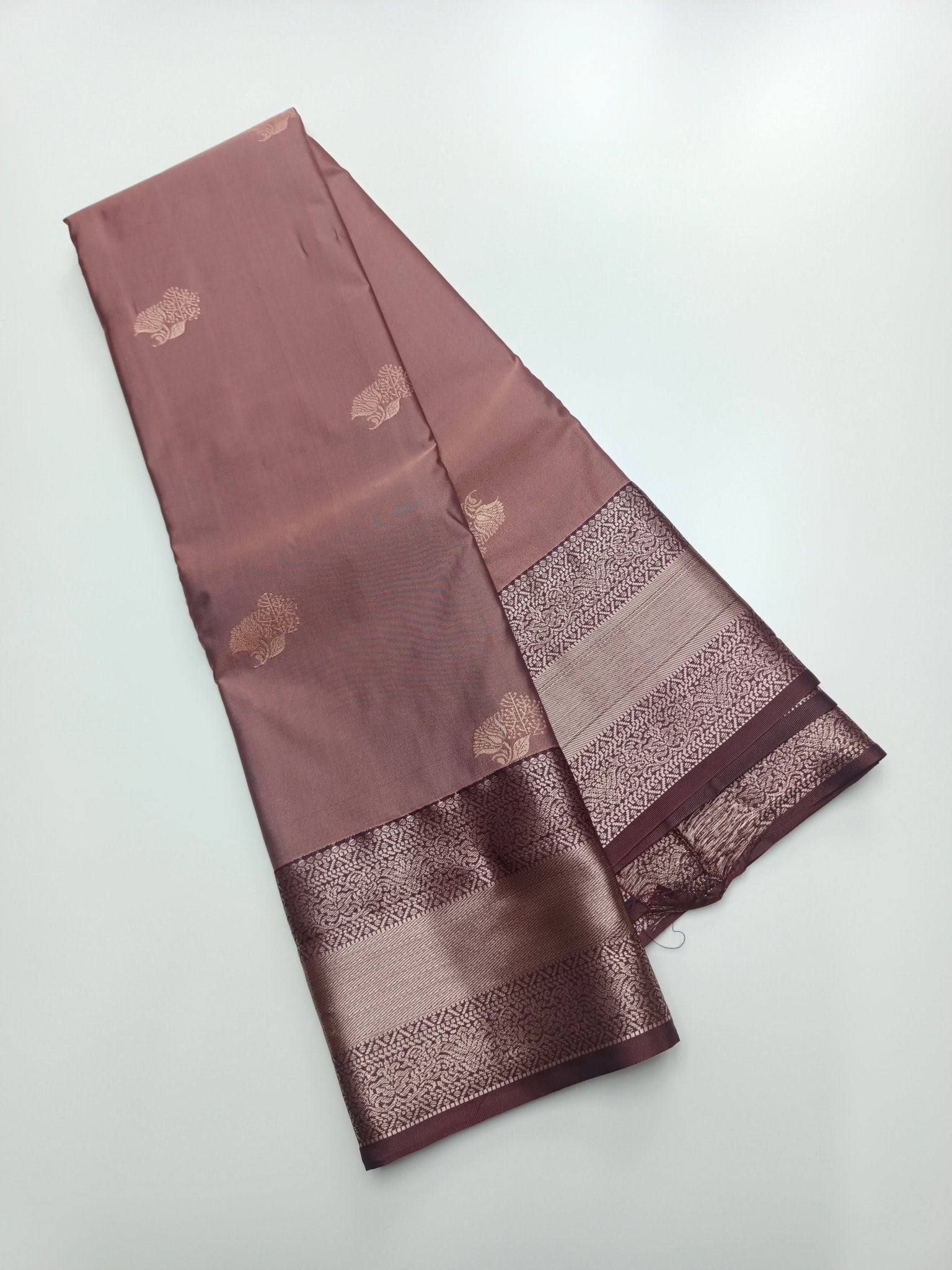 KANCHIPURAM SEMI SILK SAREE - B S CHANNABASAPPA & SONS
