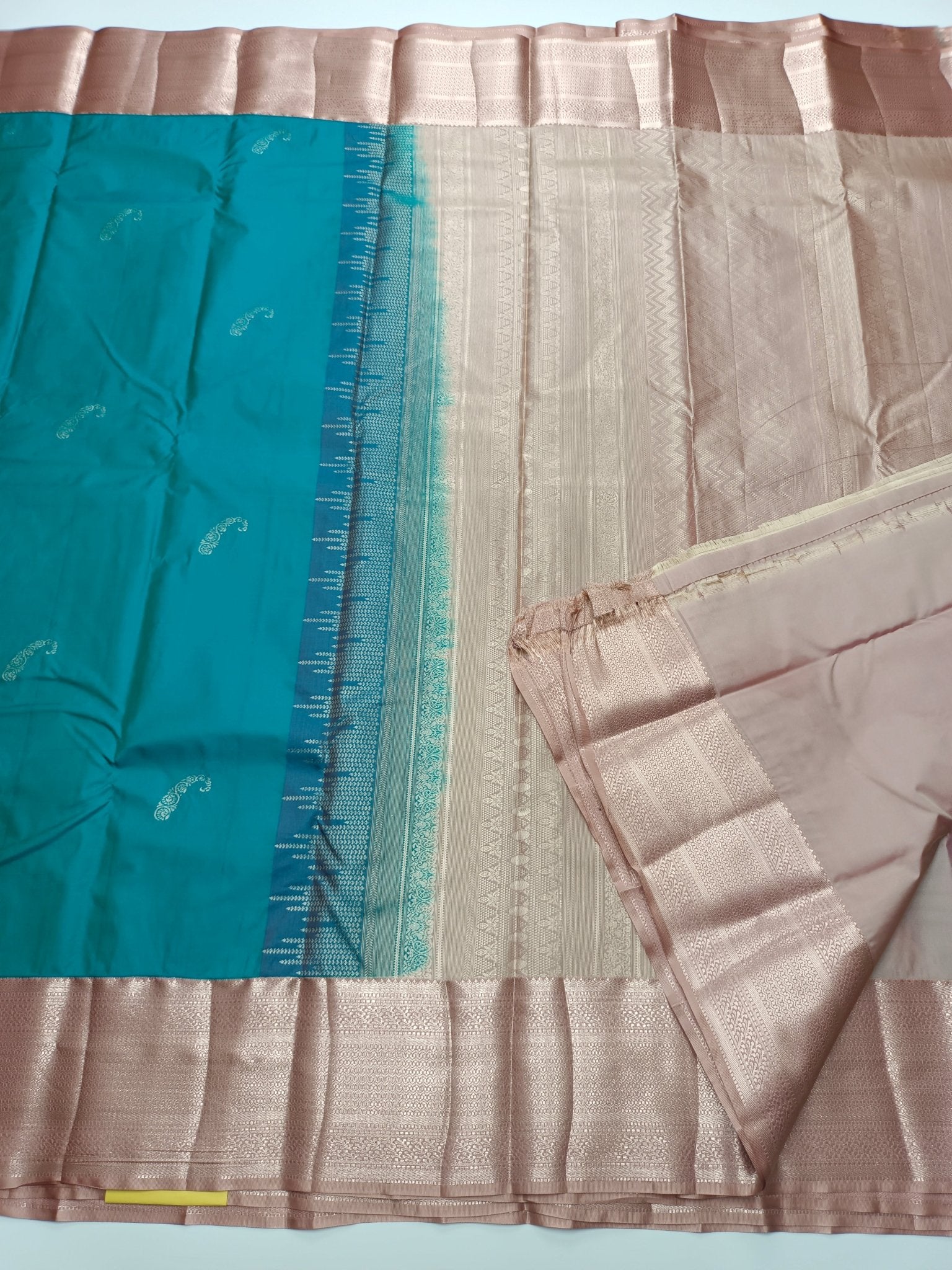 KANCHIPURAM SEMI SILK SAREE - B S CHANNABASAPPA & SONS