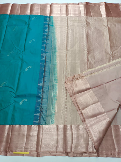 KANCHIPURAM SEMI SILK SAREE - B S CHANNABASAPPA & SONS
